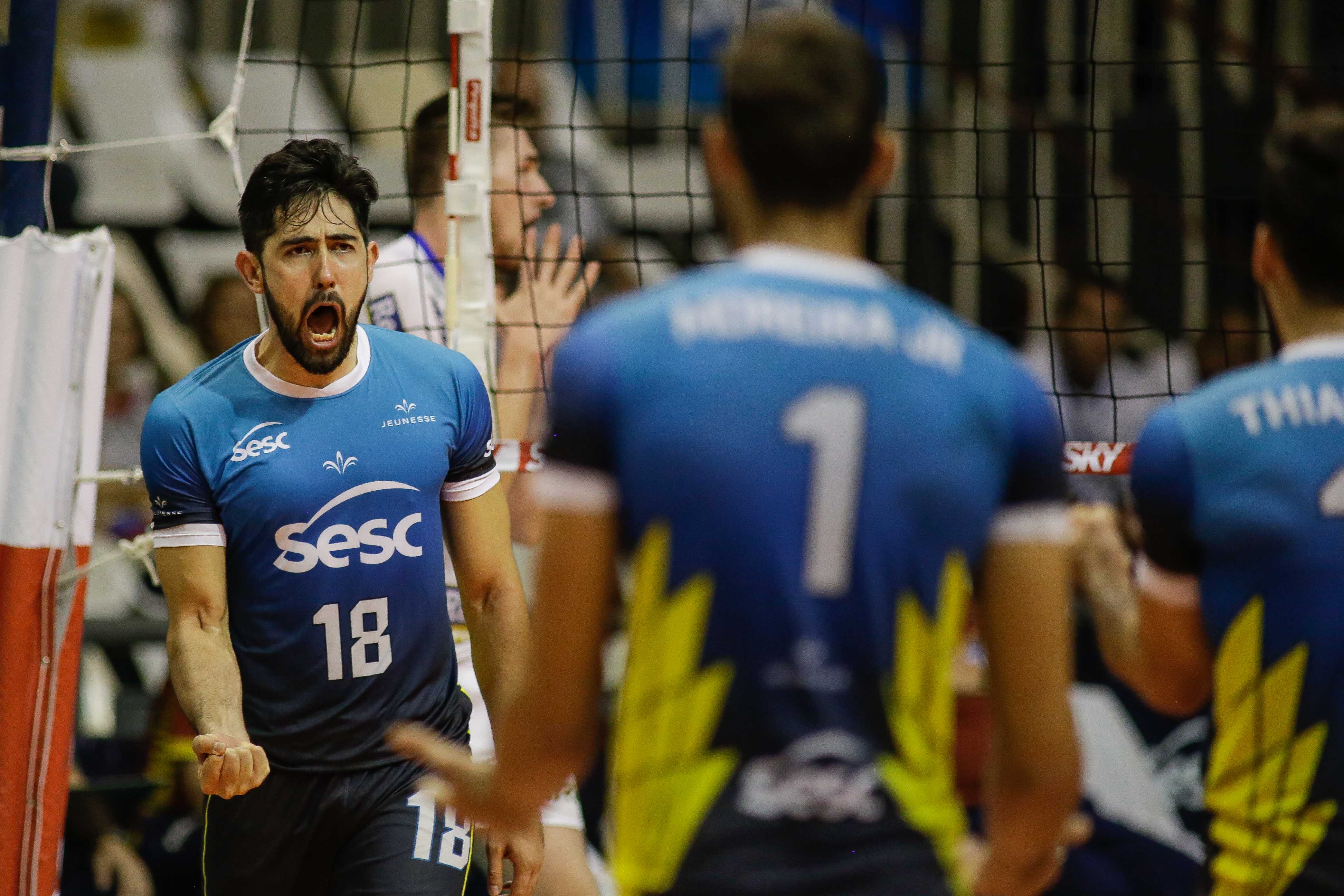 SESC RJ recebe Vôlei Um Itapetininga em confronto importante na classificação aos playoffs