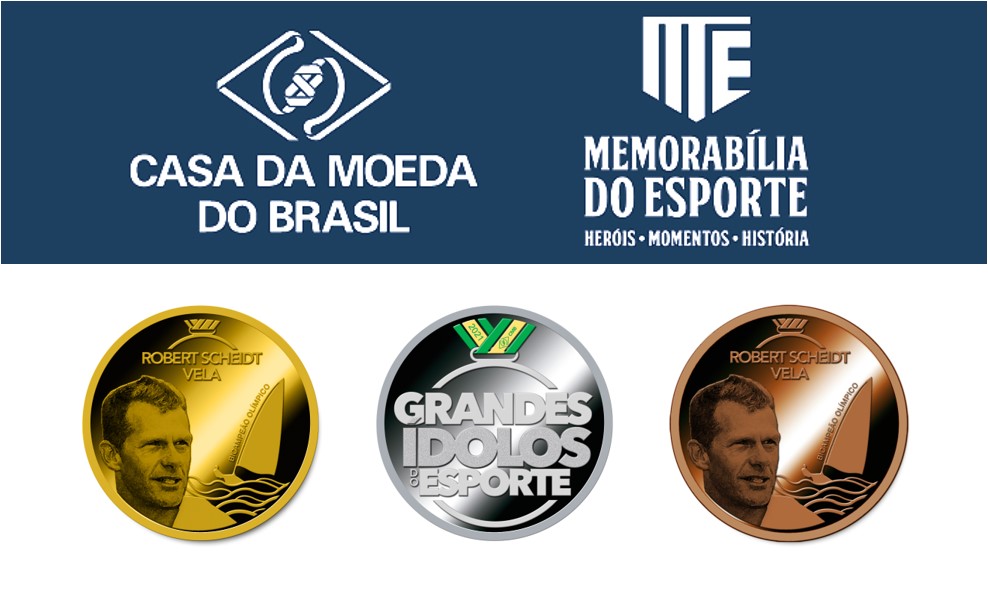 Casa da Moeda do Brasil abre venda da série de medalhas em homenagem a Robert Scheidt
