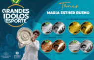 No 'Dia do Tenista', Maria Esther Bueno é homenageada com medalhas da coleção 'Grandes Ídolos do Esporte'