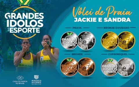 Ouro em Atlanta-1996, Jackie Silva e Sandra Pires são homenageadas pela coleção 'Grandes Ídolos do Esporte'