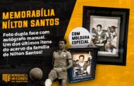 Memorabília do Esporte anuncia venda de fotos inéditas com autógrafo manual de Nílton Santos