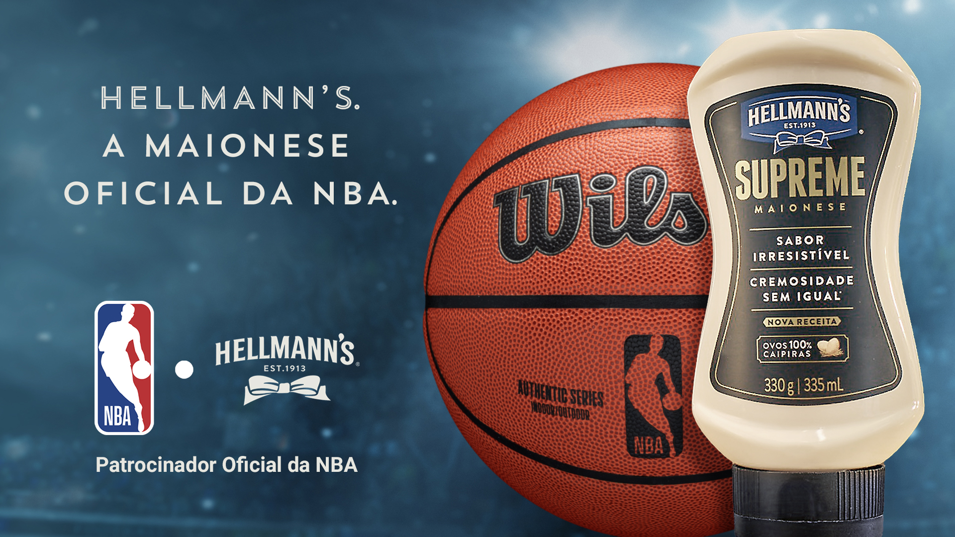 Hellmann’s é a marca de maionese e molhos oficial da NBA no Brasil