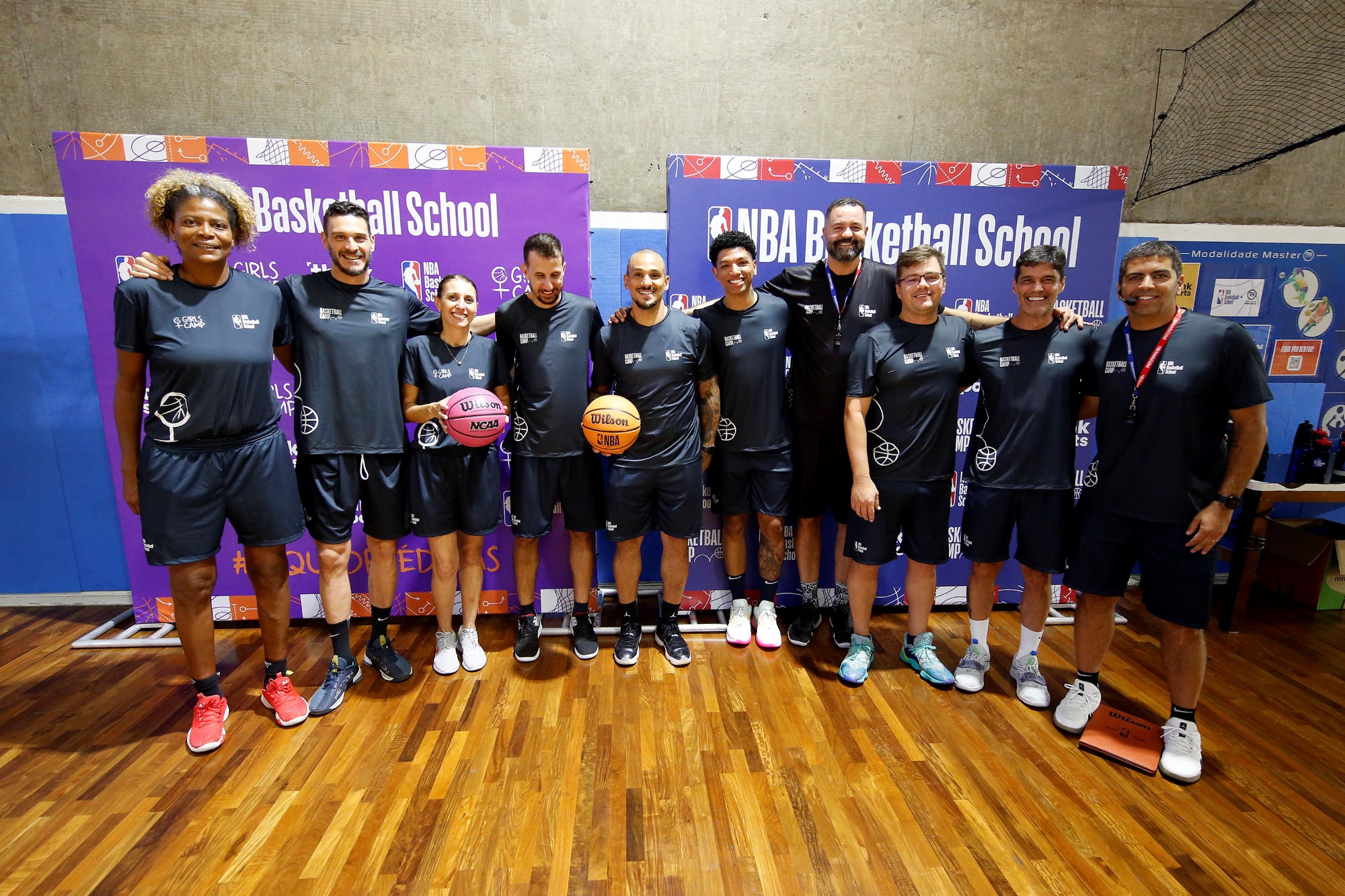 'Seleção' de técnicos é destaque nos camps do NBA Basketball School em São Paulo