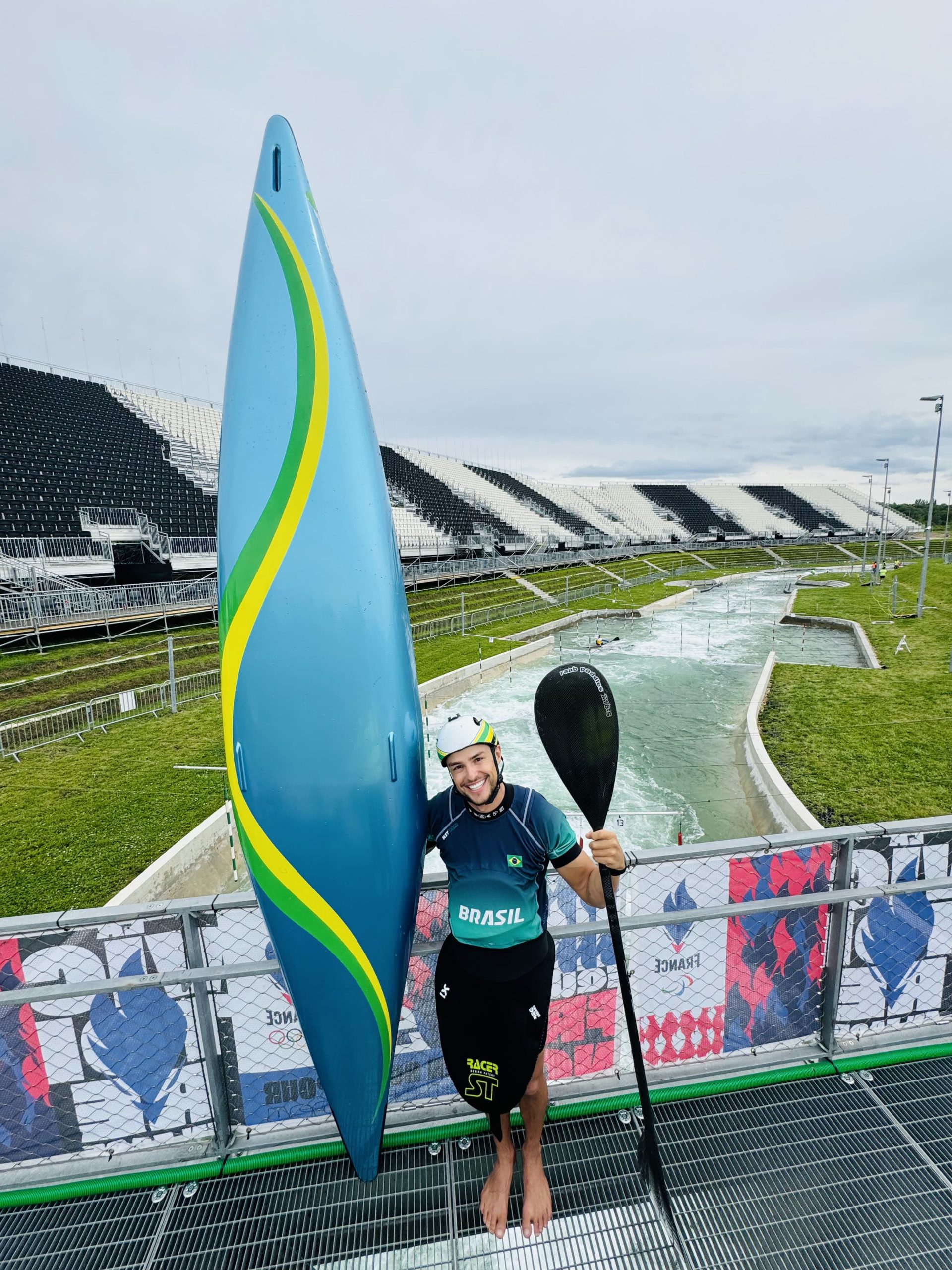 Em reta final de preparação para Paris-2024, Pepe Gonçalves faz treinos na pista olímpica