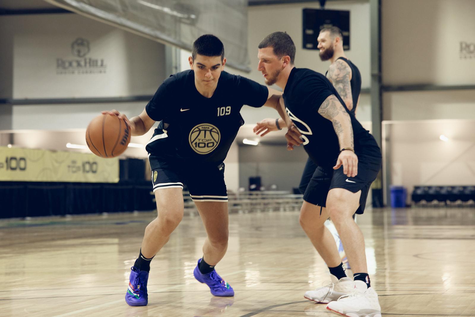 Entre os melhores do mundo: Mathias Alessanco é o primeiro brasileiro a participar do Top 100 Camp, da NBPA