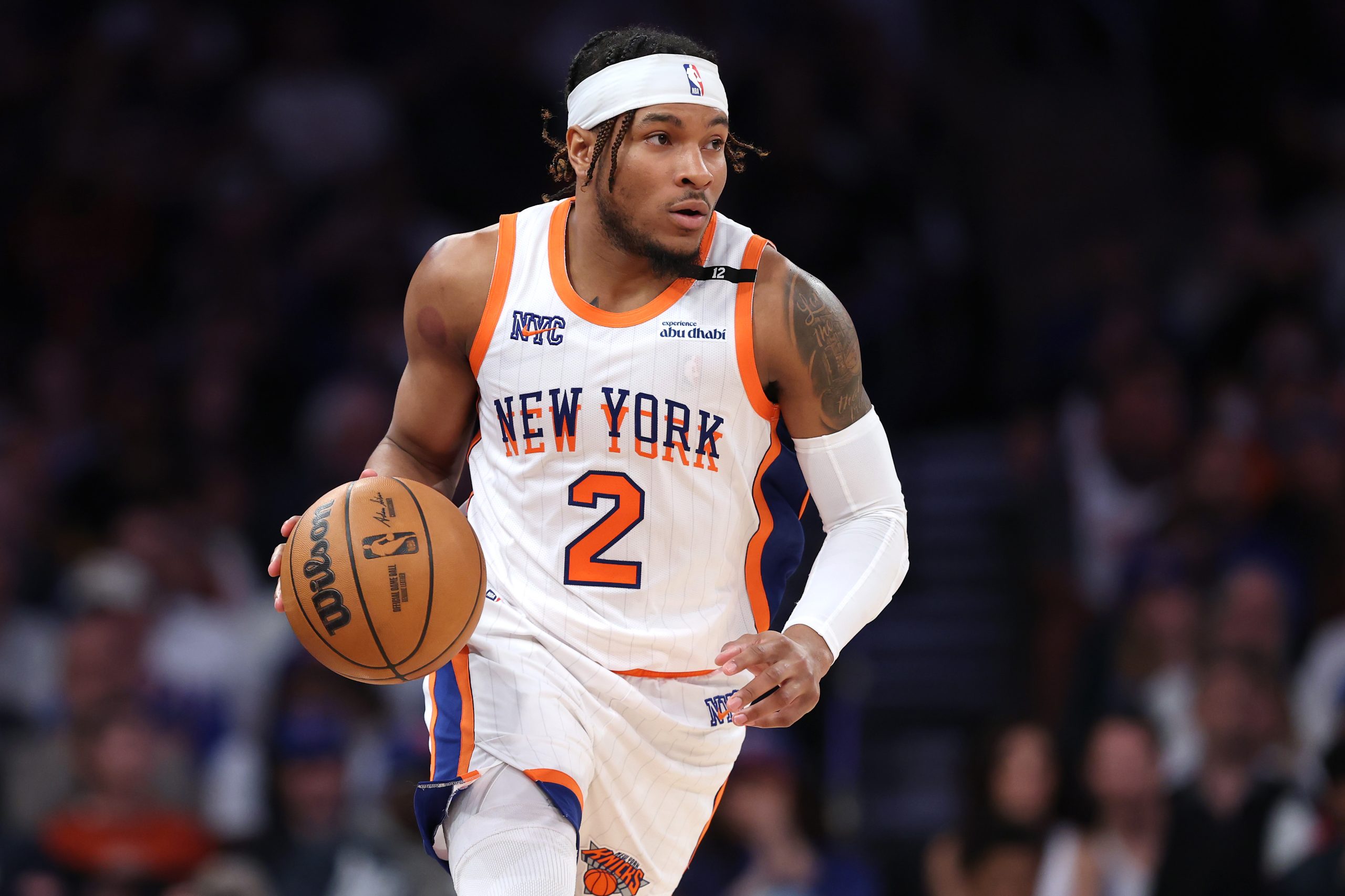 Aviso De Pauta Miles McBride Do New York Knicks Lan a Livro 