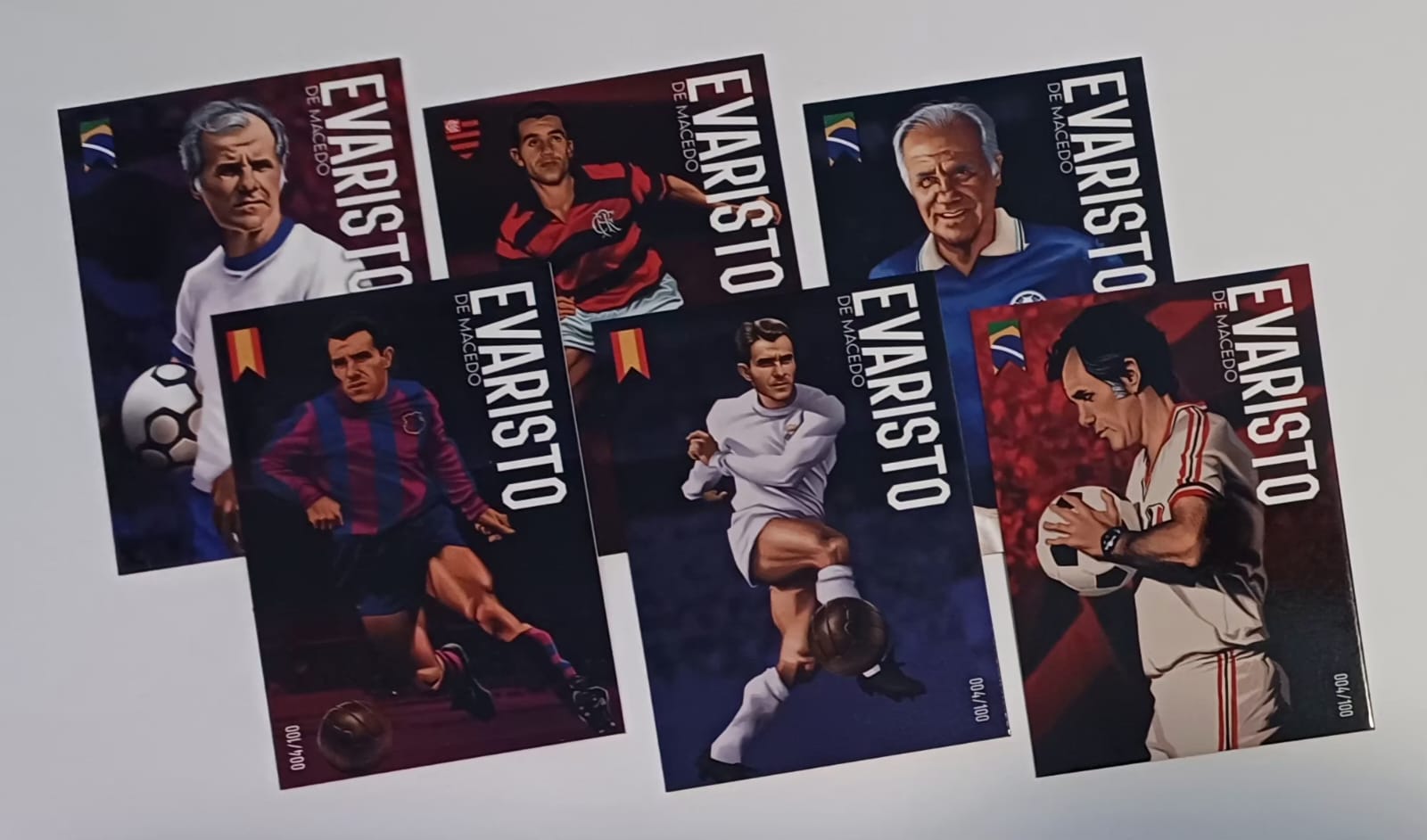 Memorabília do Esporte homenageia Evaristo de Macedo em coleção de cards colecionáveis